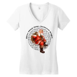 Blow Molds Make Christmas Bright Women's V-Neck T-Shirt -Deals T-Shirt Store pd.2526392129.72.25088571.s3.1 front white ffffff none x0y0 138 800x800 1