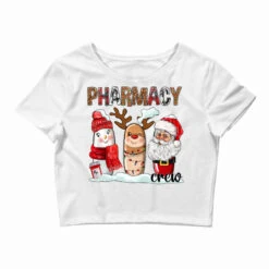 Pharmacy Crew Christmas Crop Top