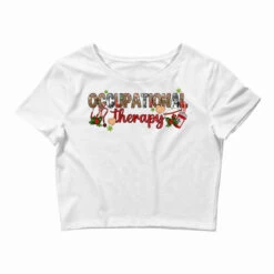 Occupational Therapy Christmas Crop Top