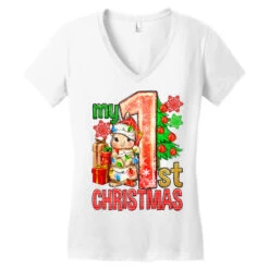 My First Christmas Rabbit Women's V-Neck T-Shirt -Deals T-Shirt Store pd.2526433133.72.25087028.s3.1 front white ffffff none x0y0 138 800x800 1