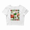 Merry Drunk I'm Christmas Crop Top -Deals T-Shirt Store pd.2526442773.87.25087016.s3.1 front white ffffff none x11y0 124 800x800 1