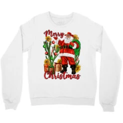 Merry Christmas With Santa Crewneck Sweatshirt -Deals T-Shirt Store pd.2526443870.32.25087010.s3.1 front white ffffff none x0y0 124 800x800 1