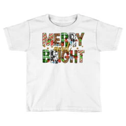 Merry And Bright Christmas Toddler T-shirt