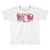 Let It Snow Pink Christmas Toddler T-shirt