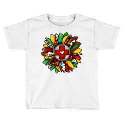 Christmas Nurse Sunflower Toddler T-shirt
