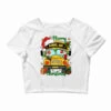 Merry Christmas School Bus And Gift Boxes Crop Top -Deals T-Shirt Store pd.2526561326.87.25093314.s3.1 front white ffffff none x16y0 114 800x800 1