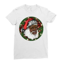 African American Santa Christmas Ladies Fitted T-Shirt -Deals T-Shirt Store pd.2526590829.36.25093934.s3.1 front white ffffff none x0y0 154 800x800 1