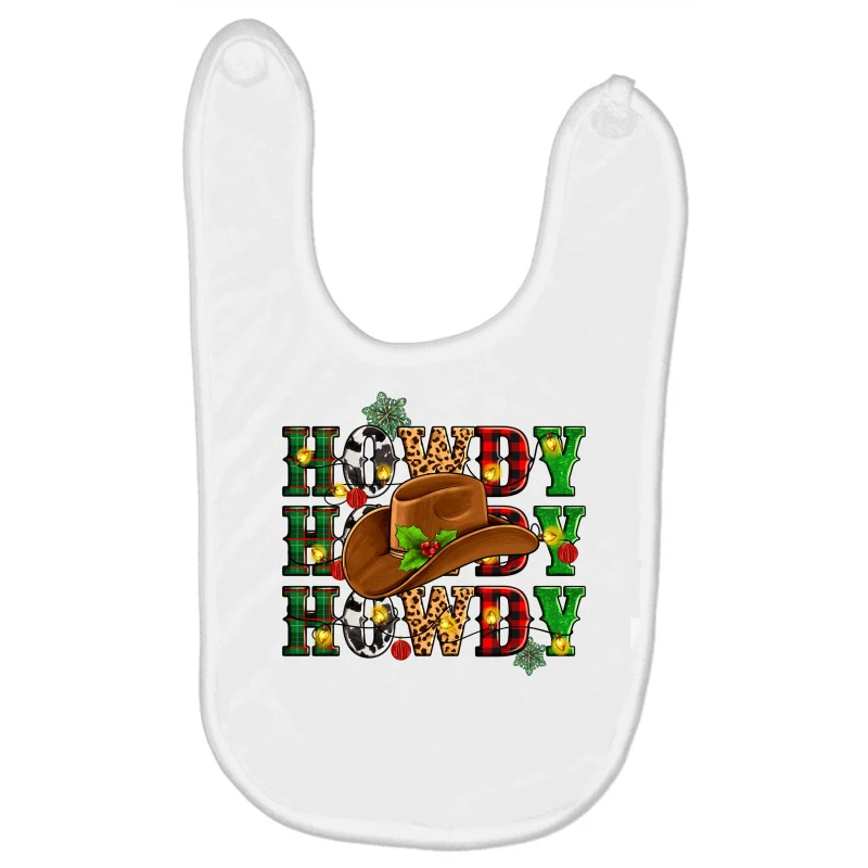 Howdy Howdy Howdy Christmas Baby Bibs 3 Howdy Howdy Howdy Christmas Baby Bibs