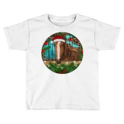 Brown Horse Christmas Toddler T-shirt