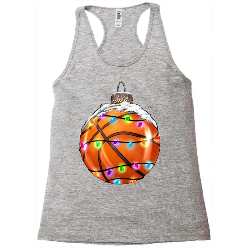 Christmas Basketball Racerback Tank 5 Christmas Basketball Racerback Tank - Image 3