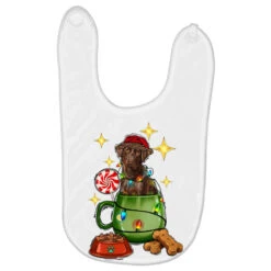 Christmas Coffee Cup With Labrador Baby Bibs