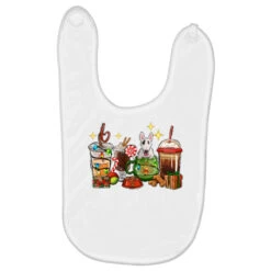 Christmas Coffee Cups With Bull Terrier Baby Bibs