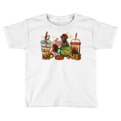Christmas Coffee Cups With Labrador Toddler T-shirt