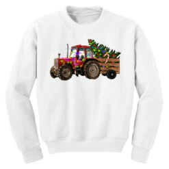 Christmas Farm Tractor Youth Sweatshirt -Deals T-Shirt Store pd.2526692999.52.25095186.s3.1 front white ffffff none x0y0 169 800x800 1