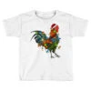Christmas Lights Rooster Toddler T-shirt