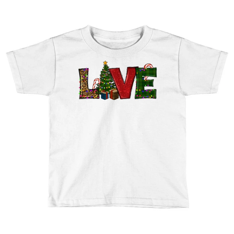 Christmas Tree Love Toddler T-shirt 3 Christmas Tree Love Toddler T-shirt