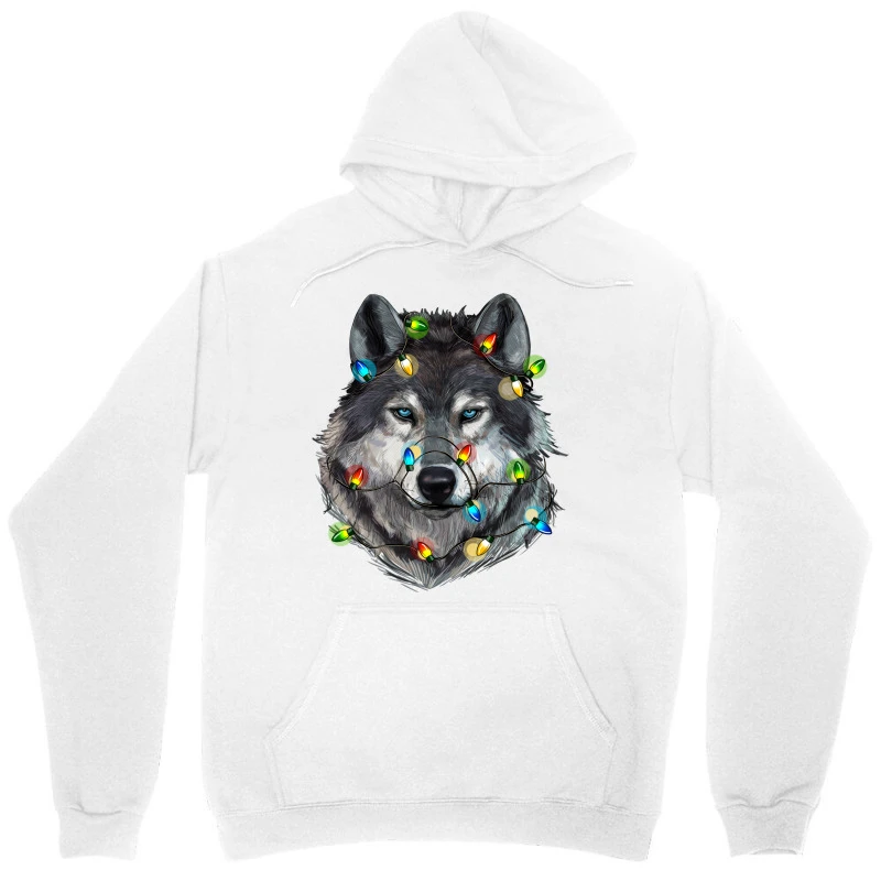 Christmas With Wolf Unisex Hoodie 5 Christmas With Wolf Unisex Hoodie - Image 3