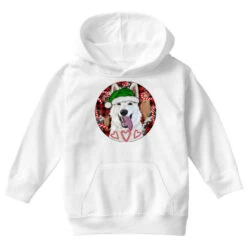 Christmas White Shepherd With Buffalo Plaid Youth Hoodie -Deals T-Shirt Store pd.2526725634.53.25095398.s3.1 front white ffffff none x7y0 99 800x800 1