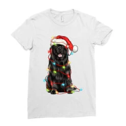 Christmas Newfoundland Dog Ladies Fitted T-Shirt -Deals T-Shirt Store pd.2526737395.36.25093824.s3.1 front white ffffff none x9.5y0 135 800x800 1