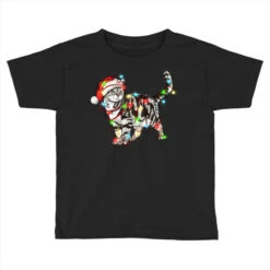 Christmas American Shorthair Cat Toddler T-shirt