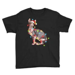Christmas Sphynx Cat Youth Tee -Deals T-Shirt Store pd.2526739253.37.25093240.s3.1 front black ffffff none x3y0 123 800x800 1