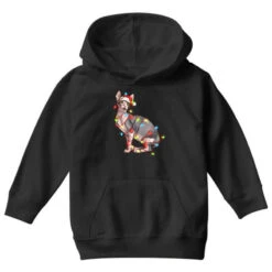 Christmas Sphynx Cat Youth Hoodie -Deals T-Shirt Store pd.2526739258.53.25093240.s3.1 front black ffffff none x17y0 79 800x800 1