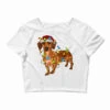 Dachshund Christmas Lights Crop Top 1 Dachshund Christmas Lights Crop Top -Deals T-Shirt Store pd.2526777660.87.25096830.s3.1 front white ffffff none x7y0 132 800x800 1