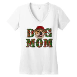 Christmas English Bulldog Mom Women's V-Neck T-Shirt 9 Christmas English Bulldog Mom Women's V-Neck T-Shirt -Deals T-Shirt Store pd.2526778624.72.25096839.s3.1 front white ffffff none x0y0 138 800x800 1