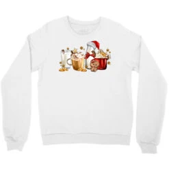 Christmas Milk And Cookie Latte Coffee Cups Crewneck Sweatshirt -Deals T-Shirt Store pd.2526780876.32.25096765.s3.1 front white ffffff none x0y0 124 800x800 1