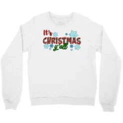 It's Christmas Y'all Season Winter Crewneck Sweatshirt -Deals T-Shirt Store pd.2526781961.32.25096946.s3.1 front white ffffff none x0y0 124 800x800 1