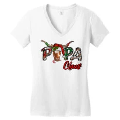 Papa Claus With Long Horn Western Christmas Women's V-Neck T-Shirt 9 Papa Claus With Long Horn Western Christmas Women's V-Neck T-Shirt -Deals T-Shirt Store pd.2526793589.72.25097093.s3.1 front white ffffff none x0y0 138 800x800 1
