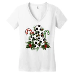 Lightning Soccer Christmas Tree Women's V-Neck T-Shirt -Deals T-Shirt Store pd.2526801508.72.25097200.s3.1 front white ffffff none x0y0 138 800x800 1