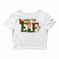 What The Elf Christmas Crop Top