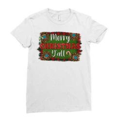 Merry Christmas Y'all Ladies Fitted T-Shirt -Deals T-Shirt Store pd.2526805791.36.25097258.s3.1 front white ffffff none x0y0 154 800x800 1