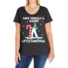 Have Yourself A Harry Little Christmas Ladies Curvy T-Shirt -Deals T-Shirt Store pd.2526810156.116.25097363.s3.1 front black ffffff none x0y0 133 800x800 1