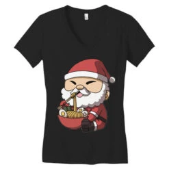 Kawaii Anime Christmas Santa Claus Japanese Women's V-Neck T-Shirt 9 Kawaii Anime Christmas Santa Claus Japanese Women's V-Neck T-Shirt -Deals T-Shirt Store pd.2526814054.72.25097400.s3.1 front black ffffff none x0y4.5 138 800x800 1