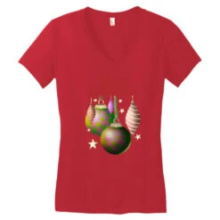 Christmas Balls Women's V-Neck T-Shirt 9 Christmas Balls Women's V-Neck T-Shirt -Deals T-Shirt Store pd.2526986371.72.25100769.s3.1 front red ffffff none x15.5y0 107 800x800 1