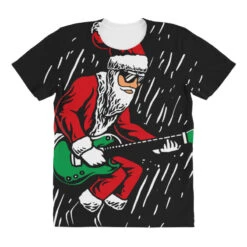 Santa Playing Guitar Christmas Pajama Musician All Over Women's T-shirt -Deals T-Shirt Store pd.2526986756.108.25100773.s3.1 front customized 111111 none x45ym15.5 294 800x800 1