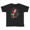 Santa Playing Guitar Christmas Pajama Musician Toddler T-shirt