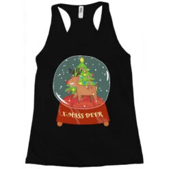 Snow Globe Reindeer Christmas Tree Believe Rudolph Racerback Tank -Deals T-Shirt Store pd.2527022174.45.25094023.s3.1 front black ffffff none x4.5y0 135 800x800 1