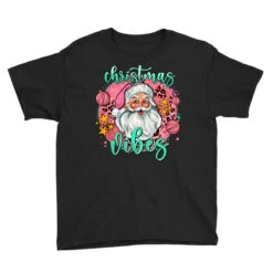 Christmas Vibes Santa Youth Tee -Deals T-Shirt Store pd.2527034582.37.25097067.s3.1 front black ffffff none x0y0 129 800x800 1