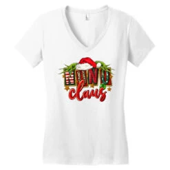 Christmas Nunu Claus Women's V-Neck T-Shirt -Deals T-Shirt Store pd.2527040035.72.25101909.s3.1 front white ffffff none x0y0 138 800x800 1