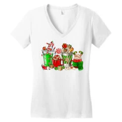 Christmas Coffee Cup Women's V-Neck T-Shirt 9 Christmas Coffee Cup Women's V-Neck T-Shirt -Deals T-Shirt Store pd.2527077798.72.25102071.s3.1 front white ffffff none x0y0 138 800x800 1