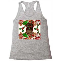 Afro Messy Bun Christmas Racerback Tank 9 Afro Messy Bun Christmas Racerback Tank -Deals T-Shirt Store pd.2527105322.45.25097366.s3.1 front grey ffffff none x0y0 144 800x800 1