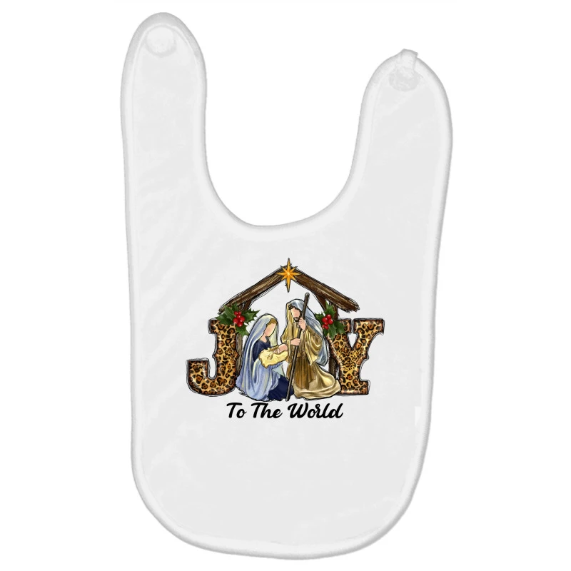 Joy To The World Baby Jesus Christmas Baby Bibs 3 Joy To The World Baby Jesus Christmas Baby Bibs