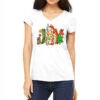 Joy Christmas Rabbit Women's V-Neck T-Shirt