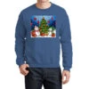 Christmas Tree And Snowmans Crewneck Sweatshirt -Deals T-Shirt Store pmd.2525765310.32.25057564.s3.2 front royal blue2 ffffff none x0y13 124 800x800 1