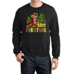 1 St Christmas Crewneck Sweatshirt