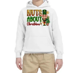 Nuts About Christmas Nutcracker Youth Hoodie