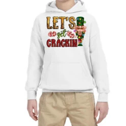 Let's Get Crackin Christmas Youth Hoodie